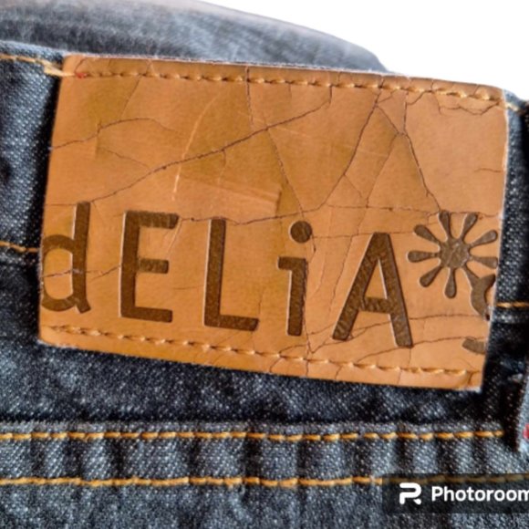 dELIA*s by Dolls Kill Distressed Black Denim Mid-Rise Jeans Size 15/16, … - Picture 12 of 12